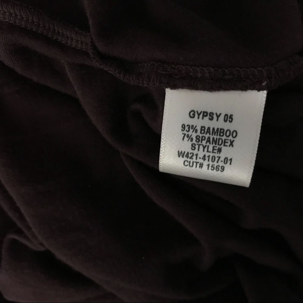 Gypsy05 Revolve Brown Tie Dye Bamboo Stretch Dress - Picture 5 of 5